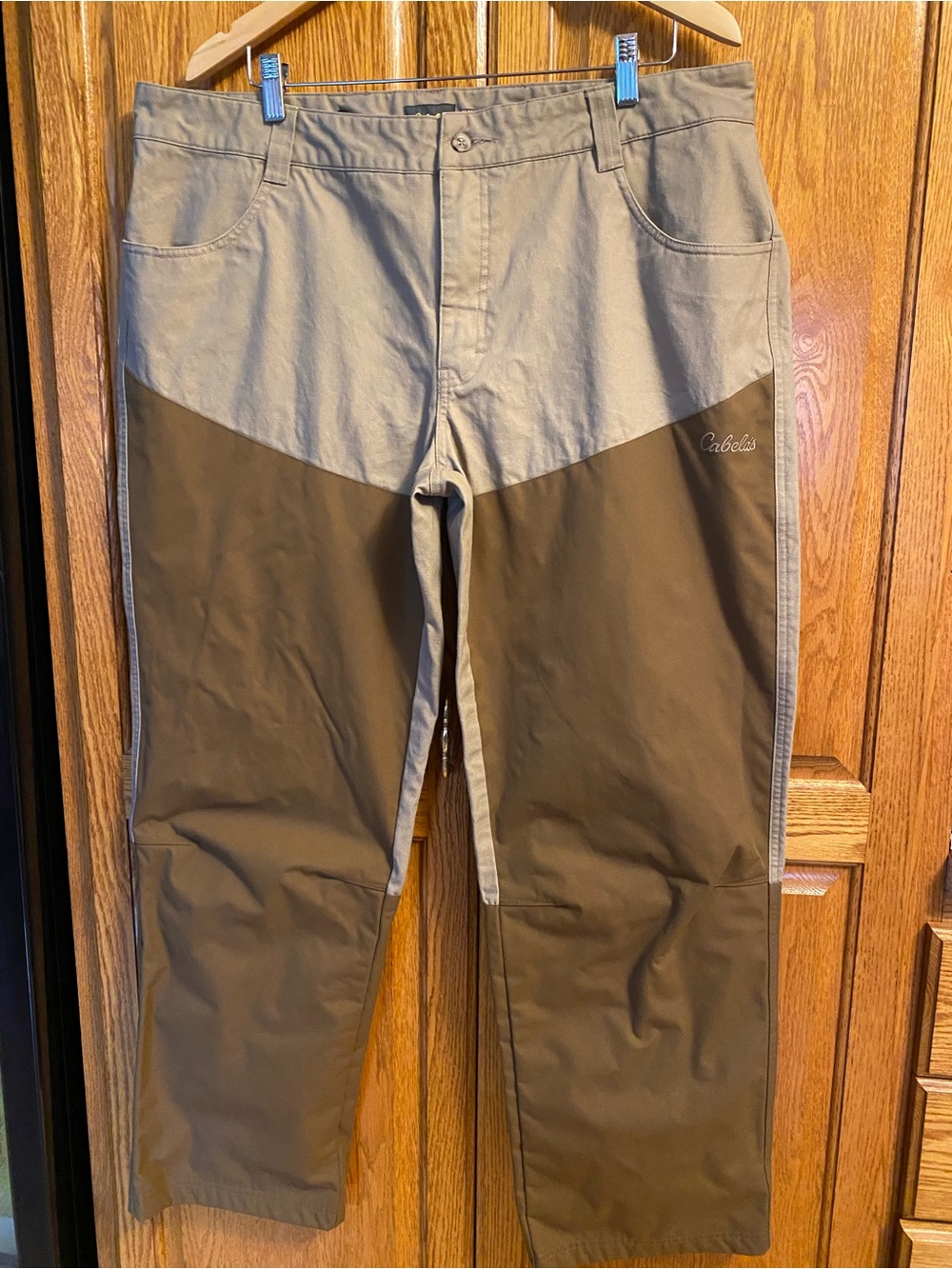 Cabela's Two-Tone Tan and Brown Men's Cargo Pants